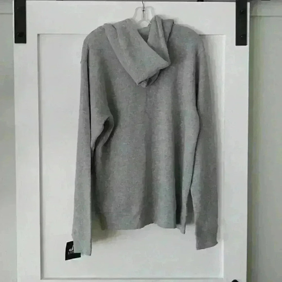 J. America - Triblend Full-Zip Hooded Sweatshirt - Grey - L - Picture 4 of 6